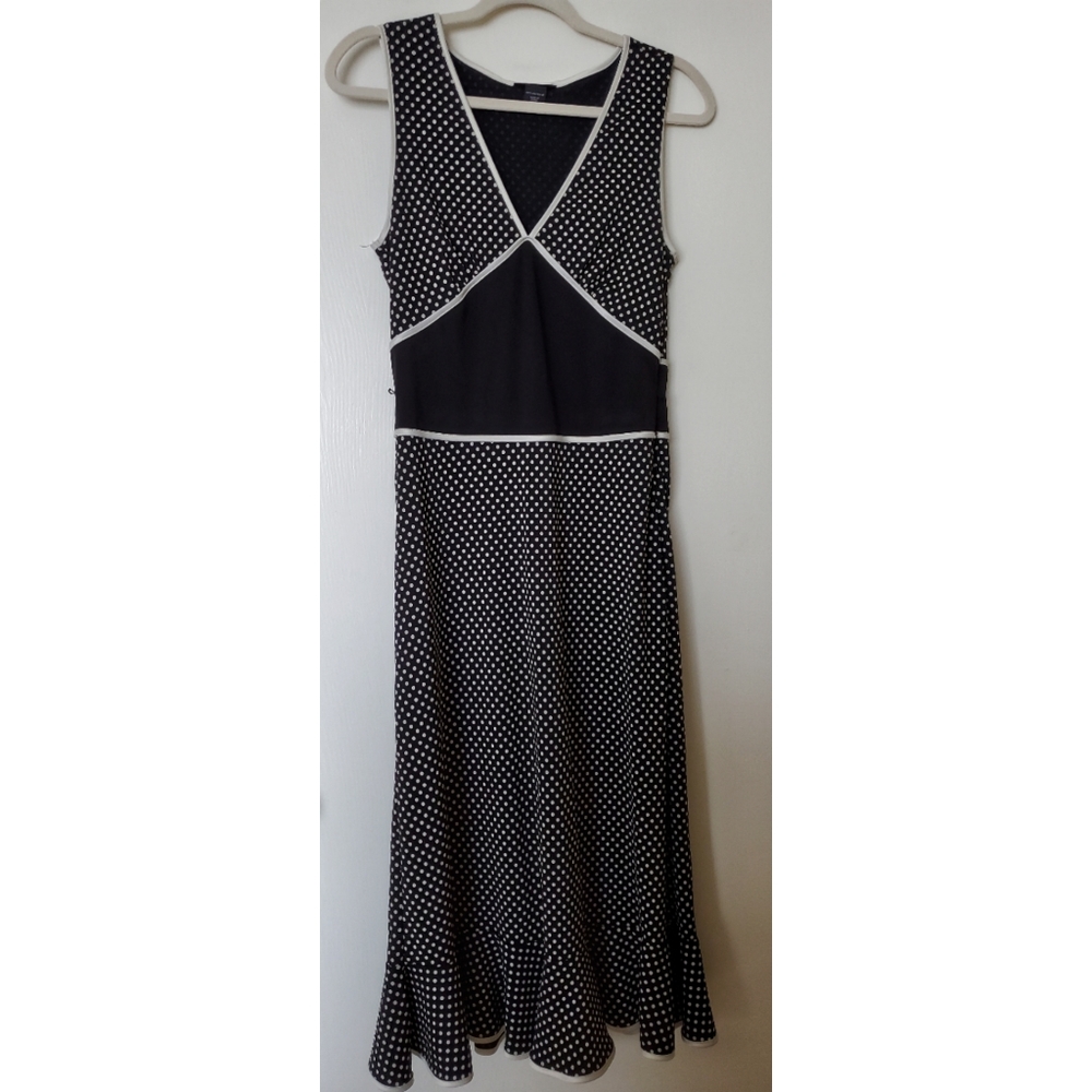 Express Polka Dot design flowy dress